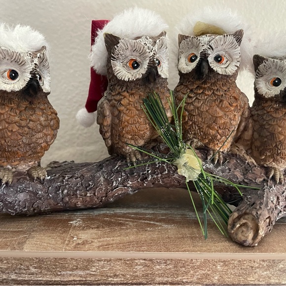 Christmas Owls figurine - Picture 5 of 7